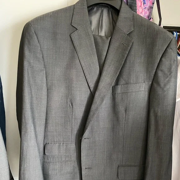 Sean John Suits Blazers Mens Grey Sean Jean Suit 44s 38x32 - Main Image